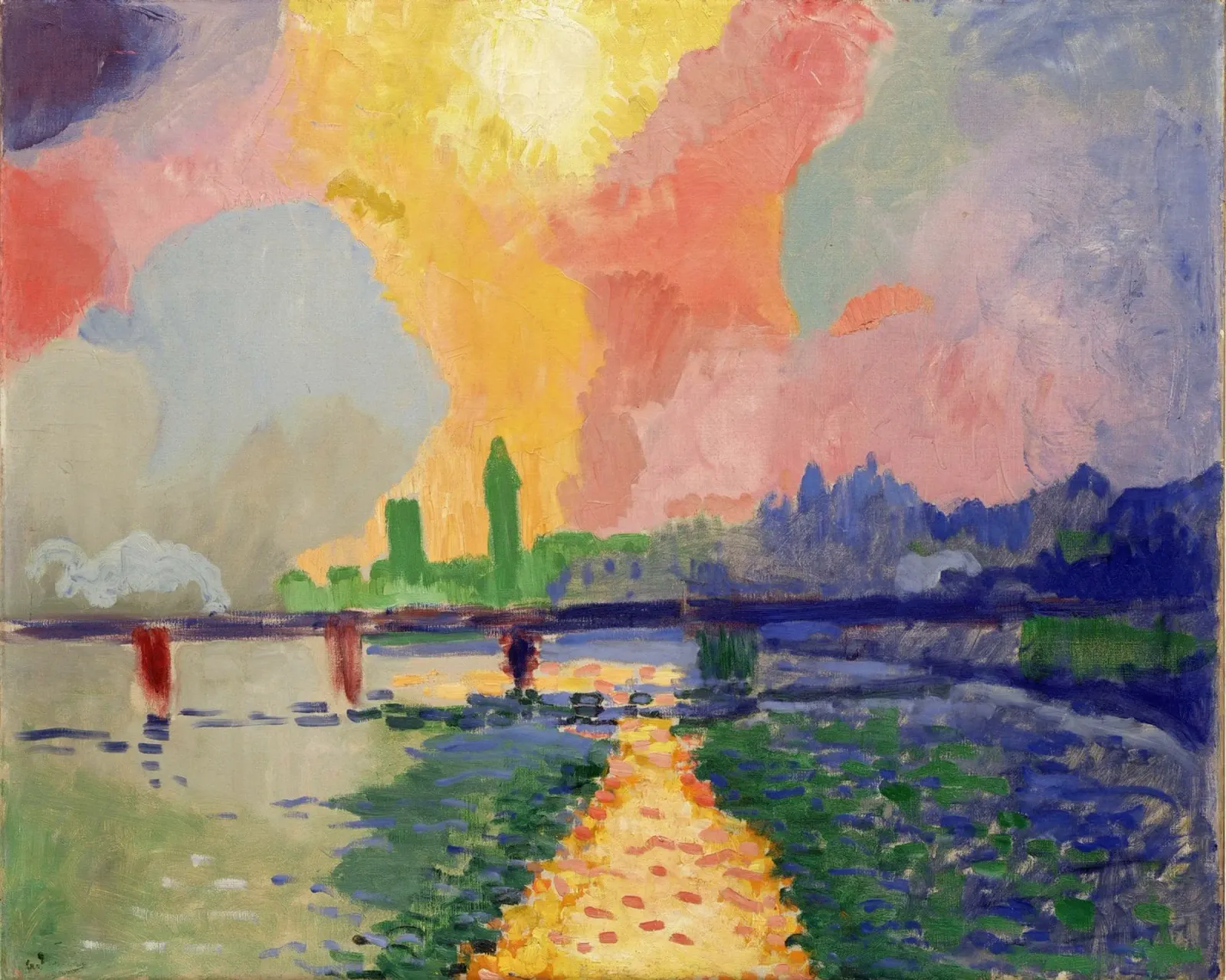 André Derain - Ponte di Charing Cross pellicola backlit da ARTOTHEK