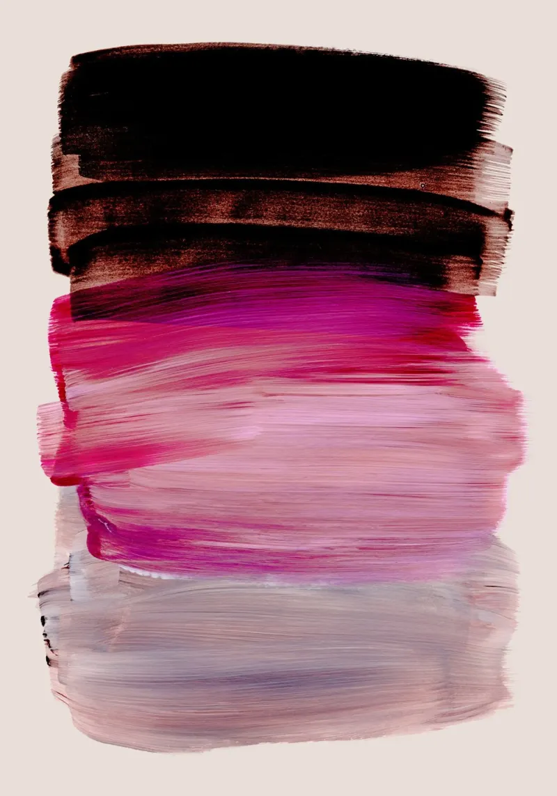 Abstract Brush Strokes 184 alluminio dibond da Mareike Böhmer