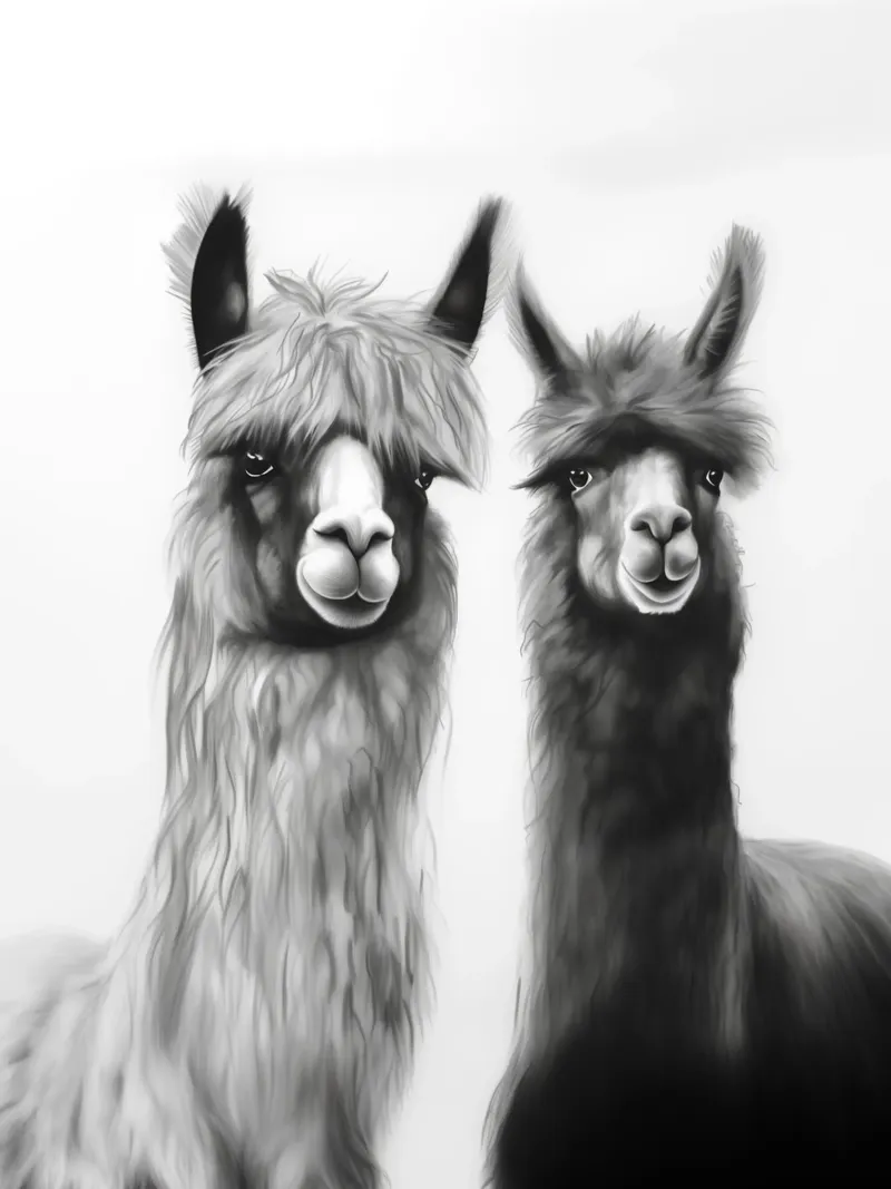 Alpaca Freunde pellicola backlit da Carinaprint