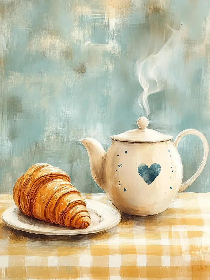 Colazione alla francese carta hahnemühle da Spice & Style
