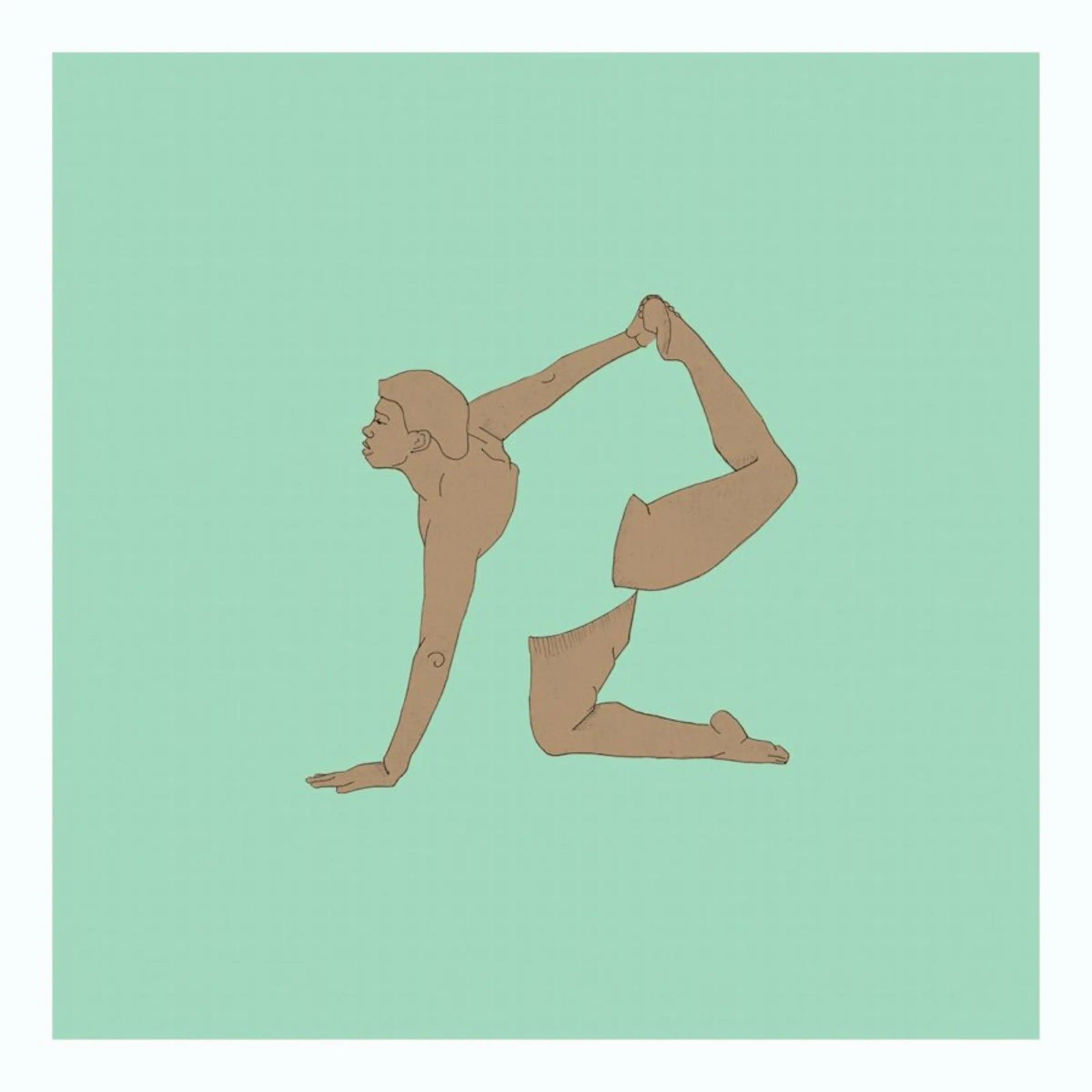 Yoga Practice 10 poster van Sandra De Leon