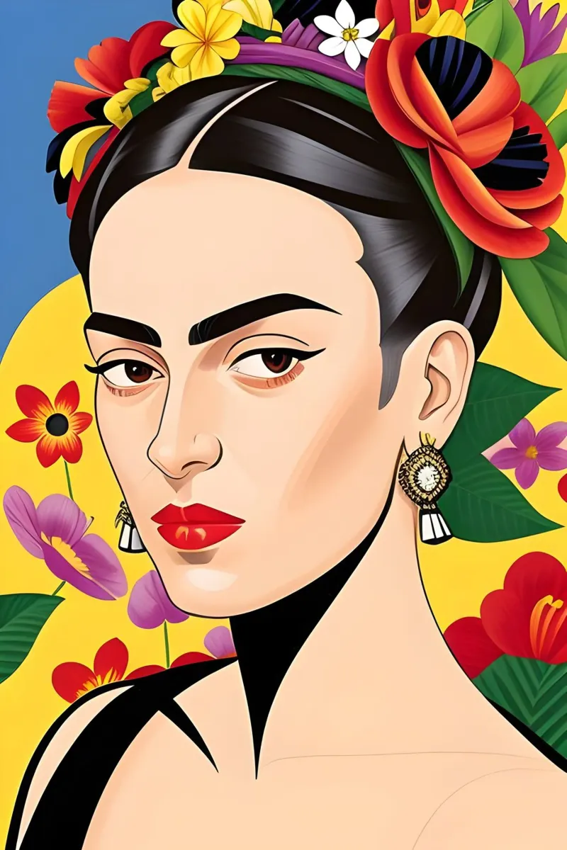 Dopamina Frida Kahlo pellicola backlit da ART DECO
