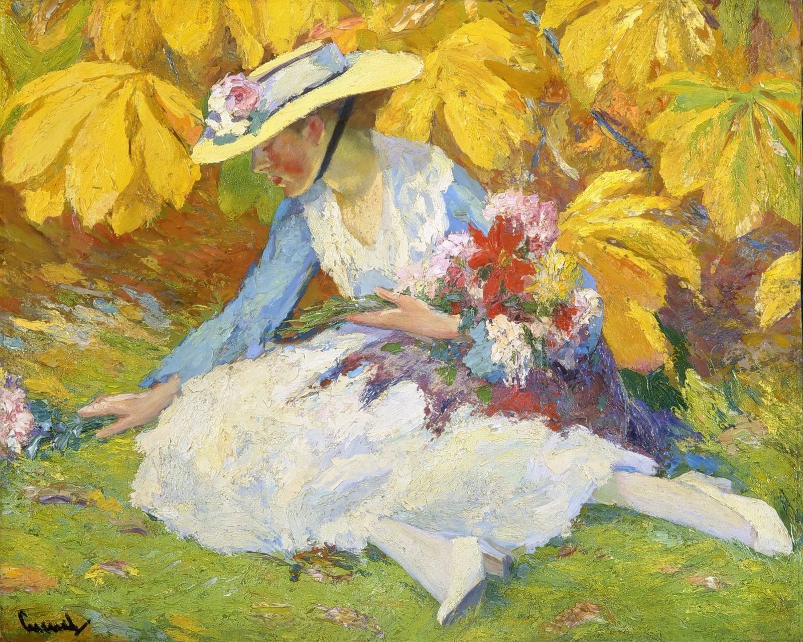 Edward Cucuel - Autumn memories canvas by ARTOTHEK