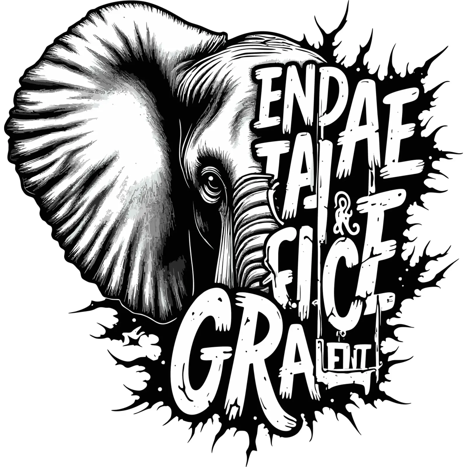 Endure, Adapt, Grow poster with plastic frame by artdesign1985