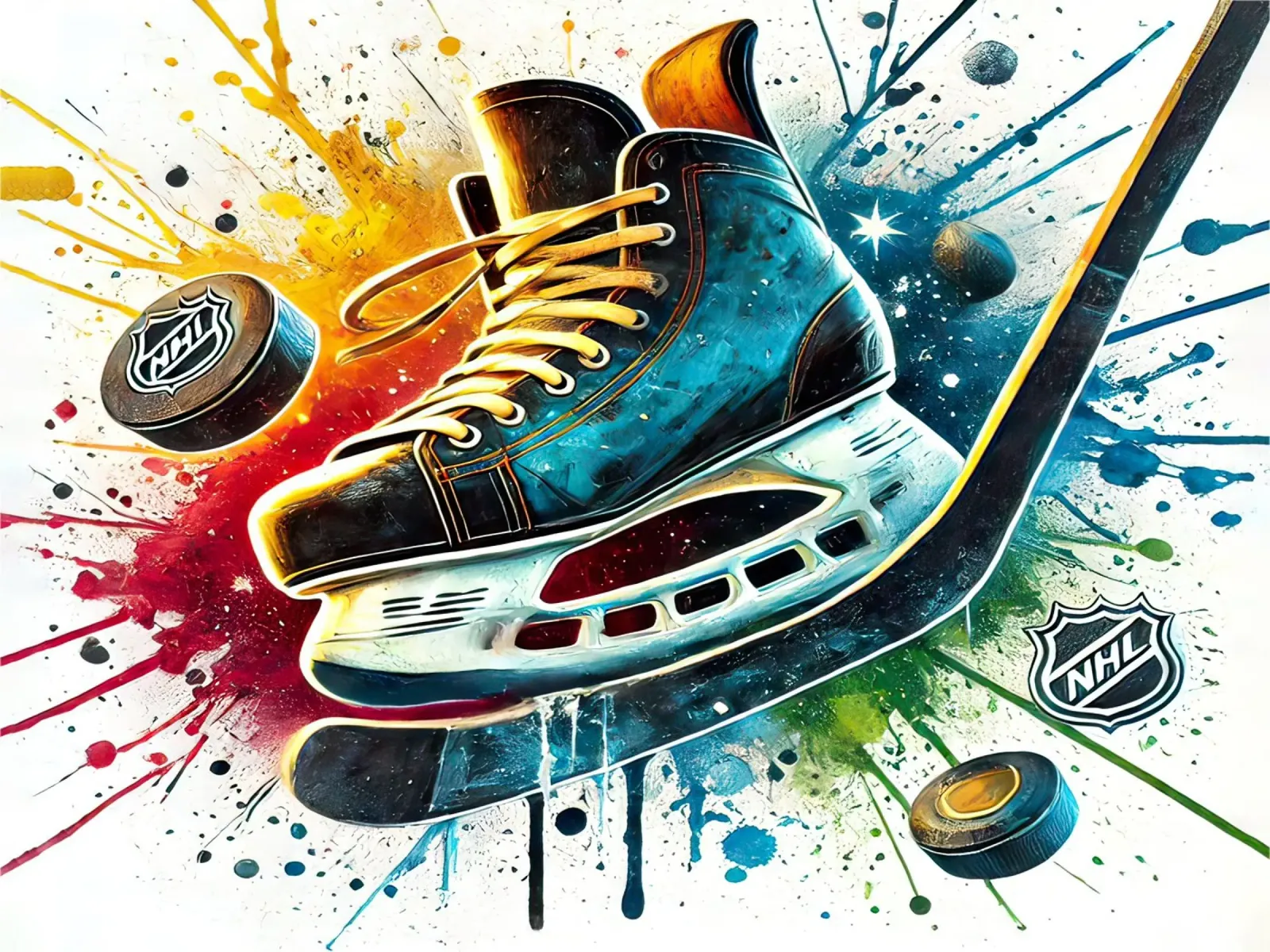 stivale da hockey pellicola backlit da 🎁 ARTVI-SHOP