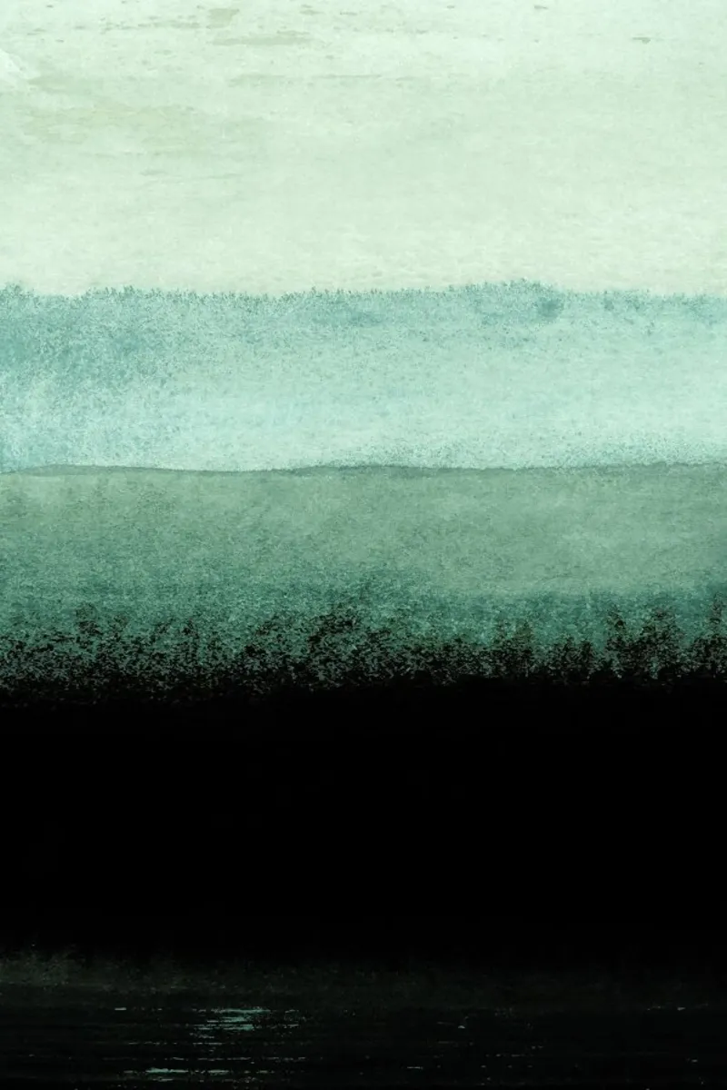 Shades of Green alluminio dibond da IRIS LEHNHARDT FINE ART
