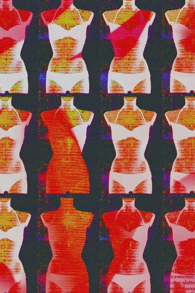 Dress-Stand 01 canvas met Baklijst van József Gábos