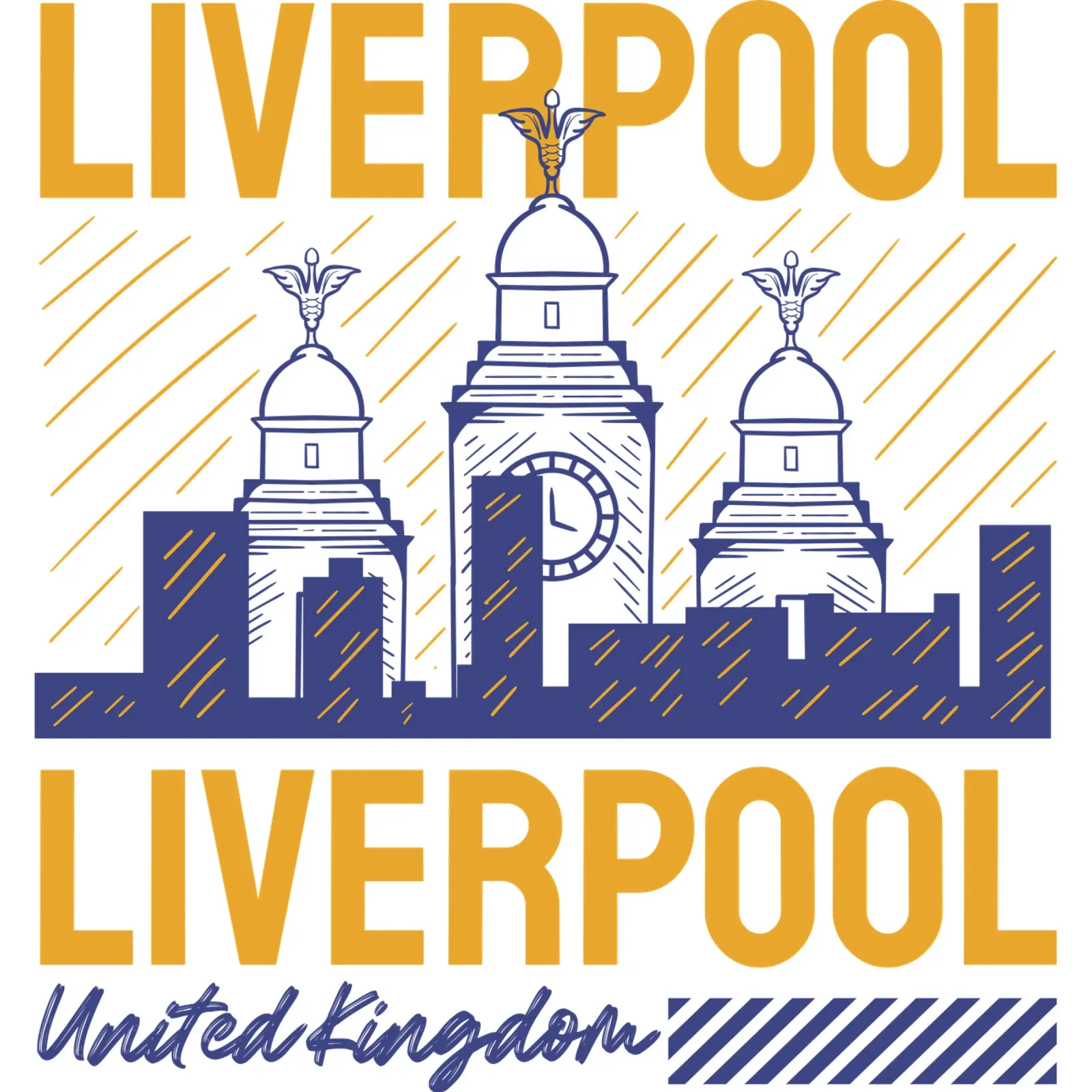 Design artistico classico di Liverpool pellicola backlit da rivariahill
