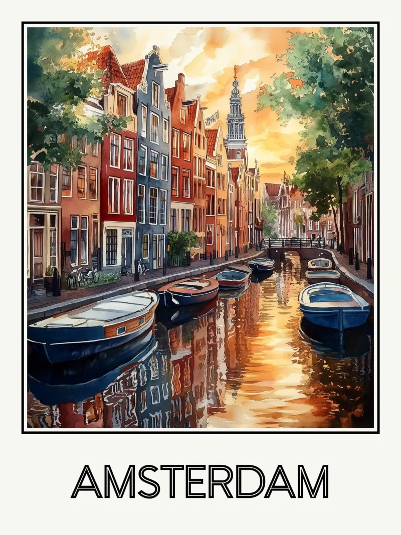 Amsterdam carta hahnemühle da Frame the World