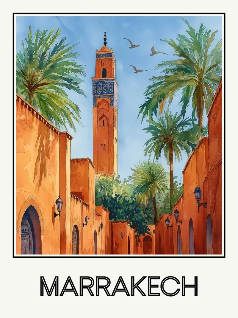 Marrakech plexiglass da Frame the World