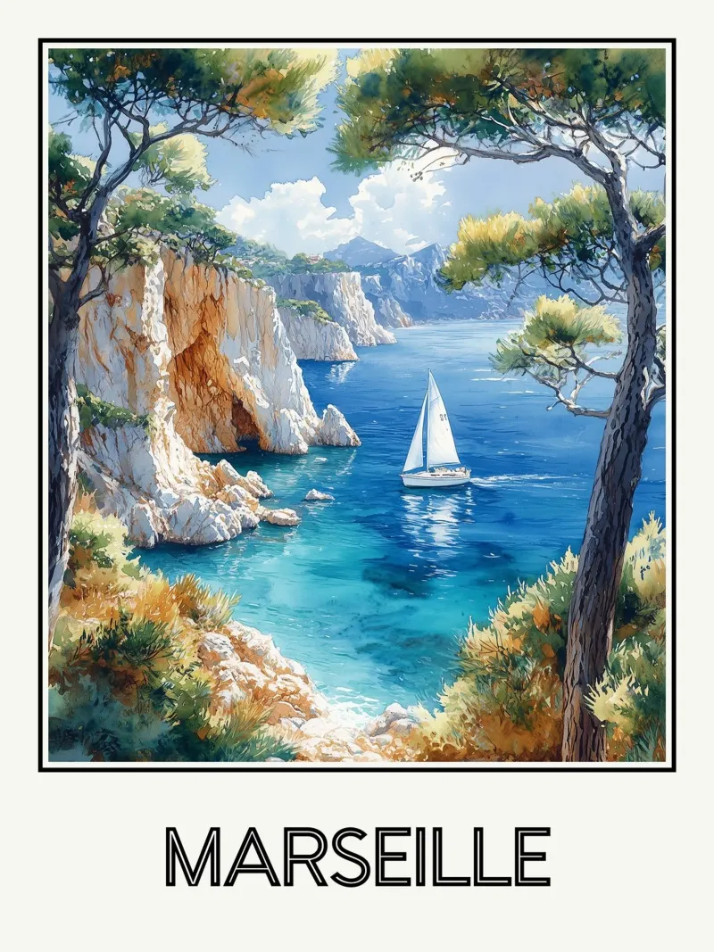 Marsiglia alluminio dibond da Frame the World