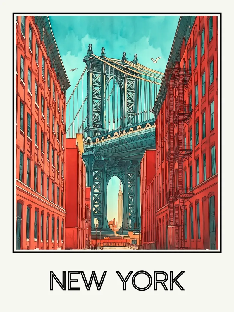 New York carta hahnemühle da Frame the World