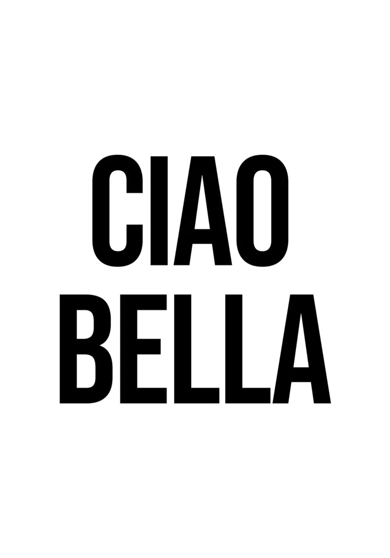 Ciao Bella carta hahnemühle da Paigaam Studio