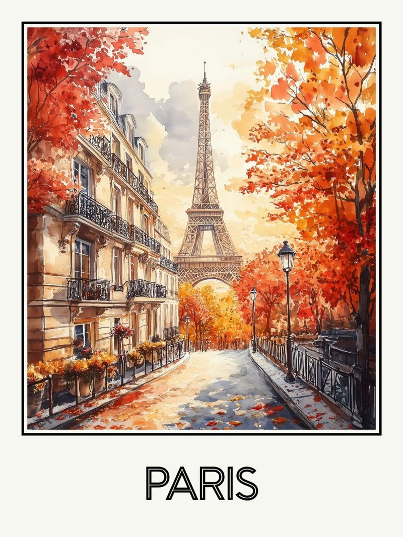 Paris poster de Frame the World