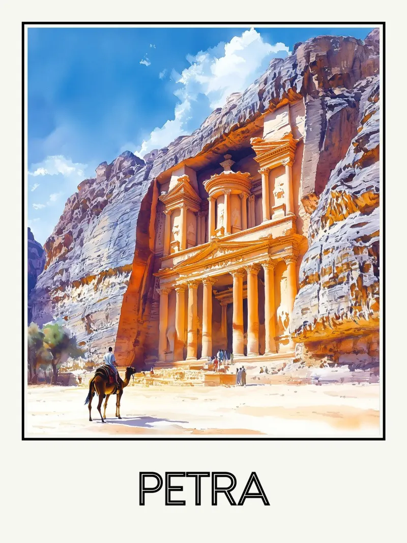 Petra poster da Frame the World