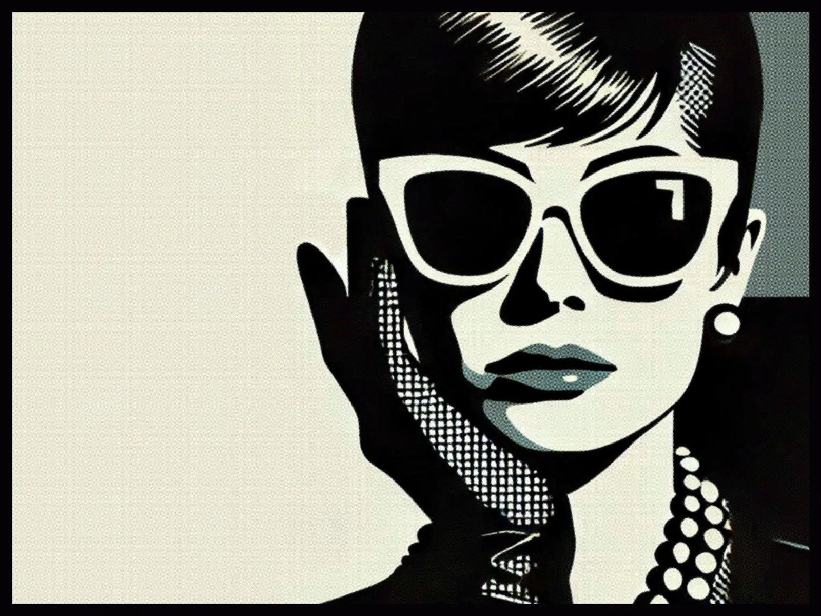 Audrey - Vintage poster print poster by posterprints-by-nomad