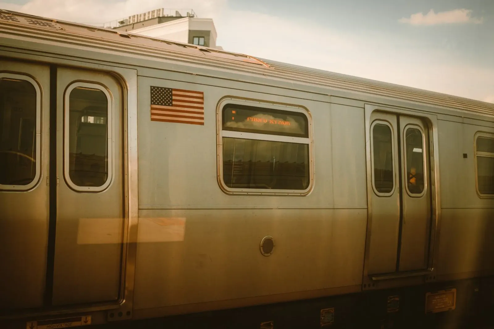 Coney Island Train New York poster with plastic frame by thetraveller