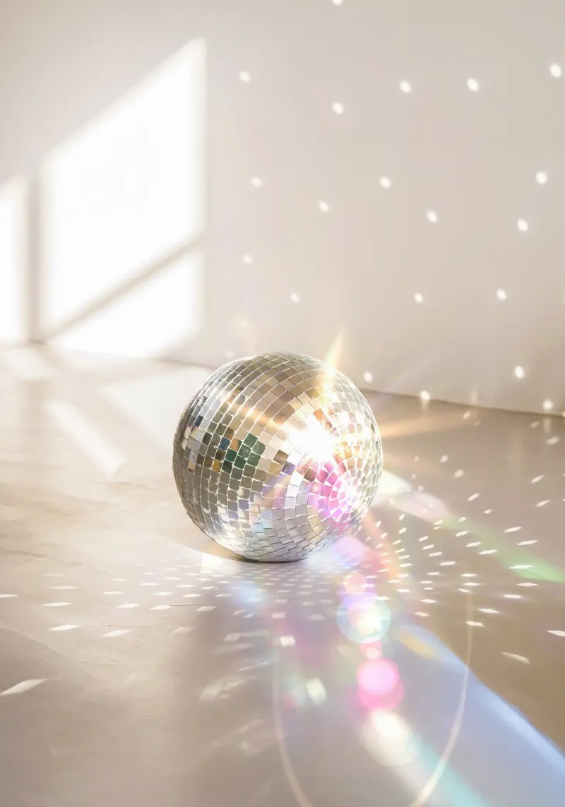 Ballo in discoteca Glitz Glam pellicola backlit da Dagmar Pels