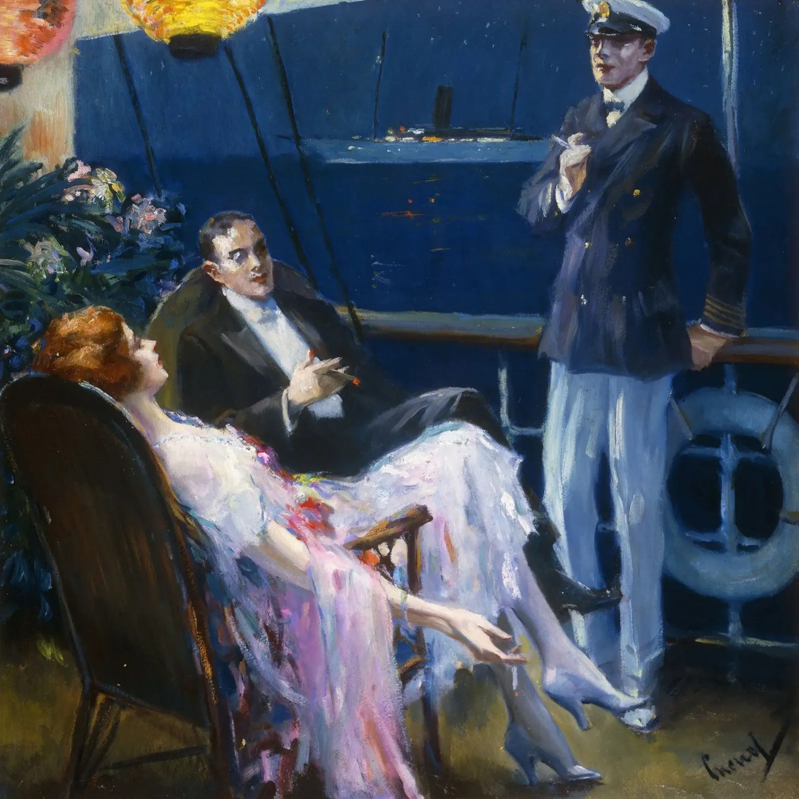 Edward Cucuel - In crociera pellicola backlit da ARTOTHEK
