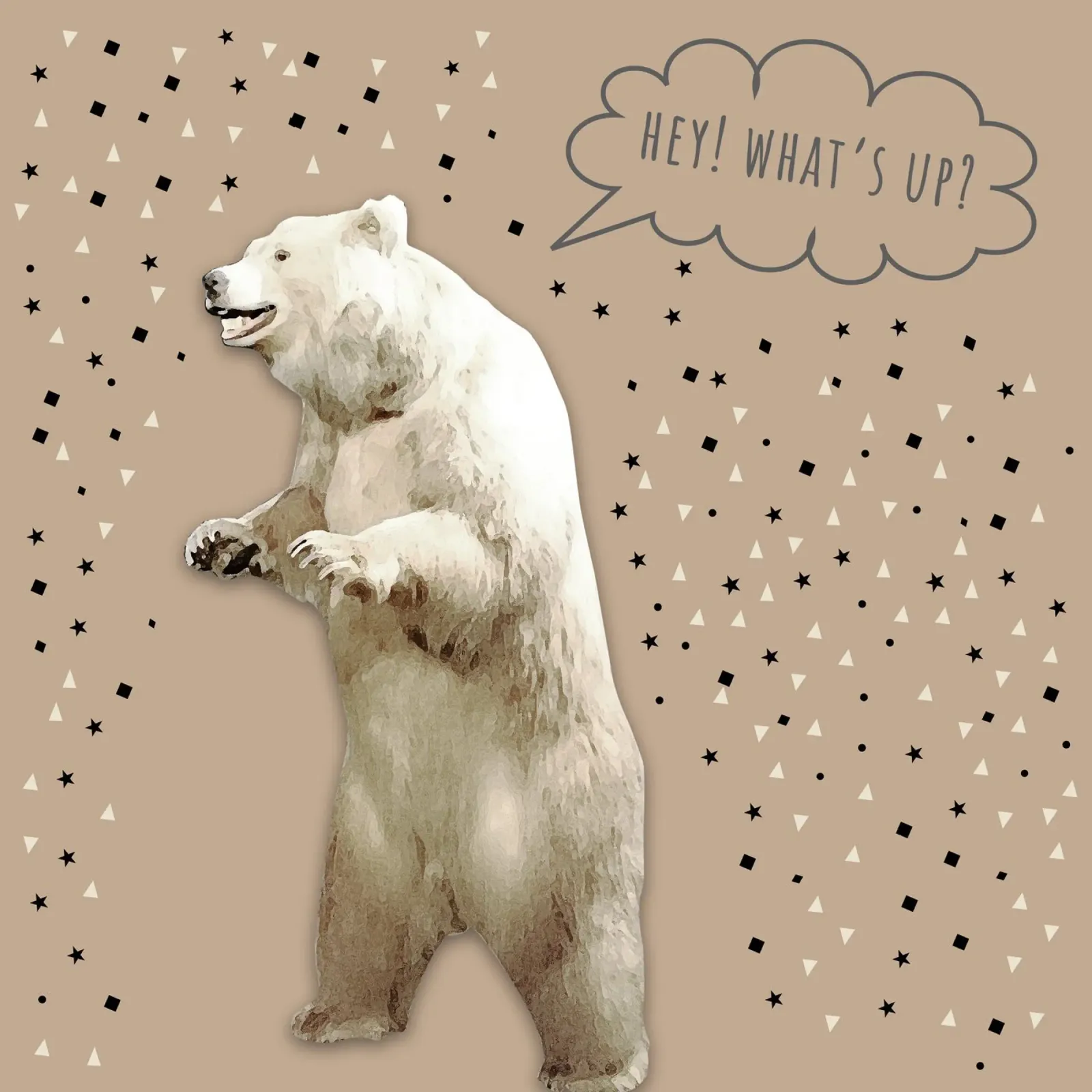 HEY! WHAT'S UP? plexiglass da natural neutral