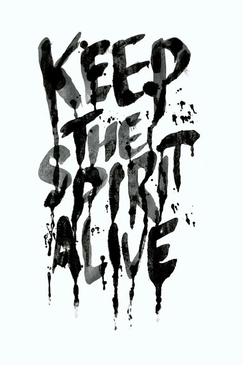 Spirit poster with aluminum frame by Ali Gulec