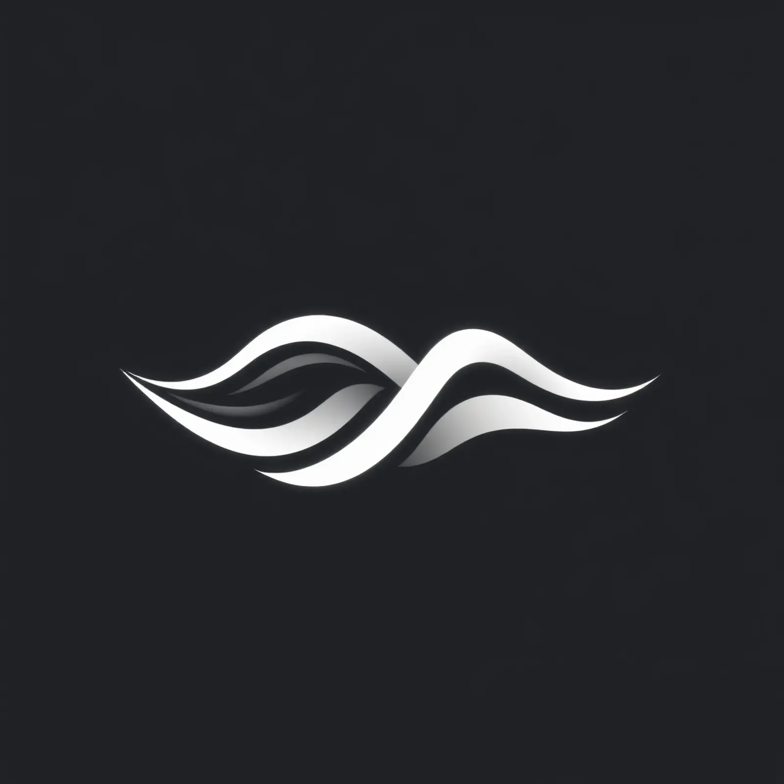 Abstract waves design representing fluidity and movement canvas by DesignDoodle