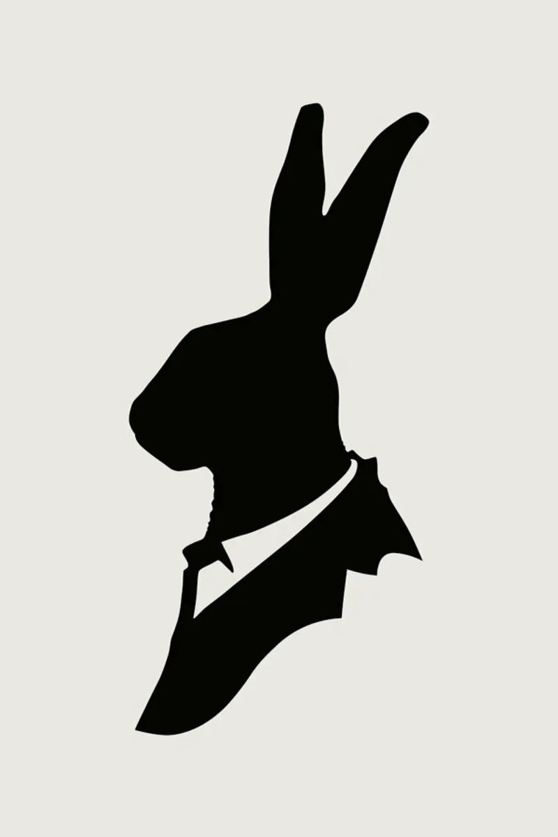 Monsieur Lapin lámina retroiluminada de Florent Bodart