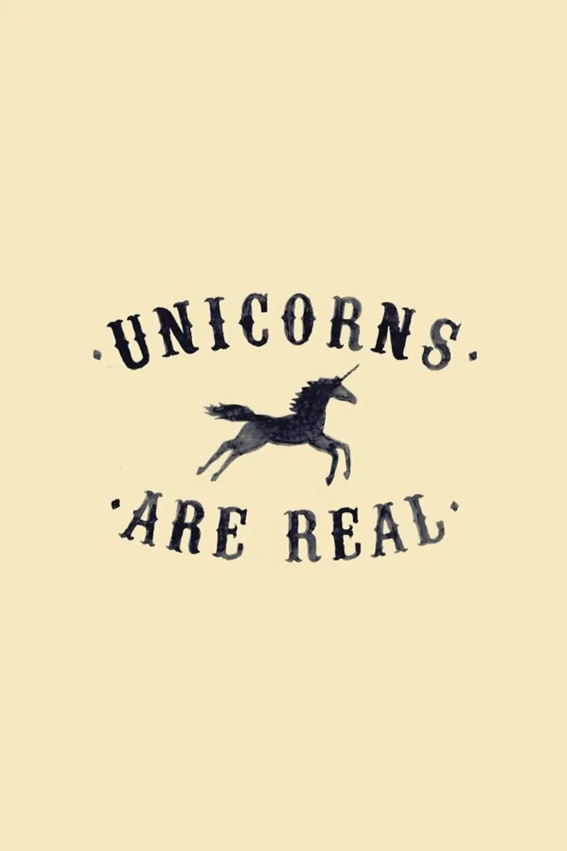 Unicorns Are Real I acryl van Florent Bodart