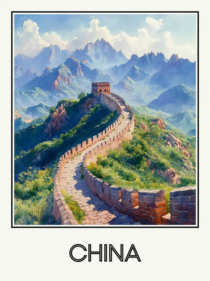 Chine poster con telaio in plastica da Frame the World