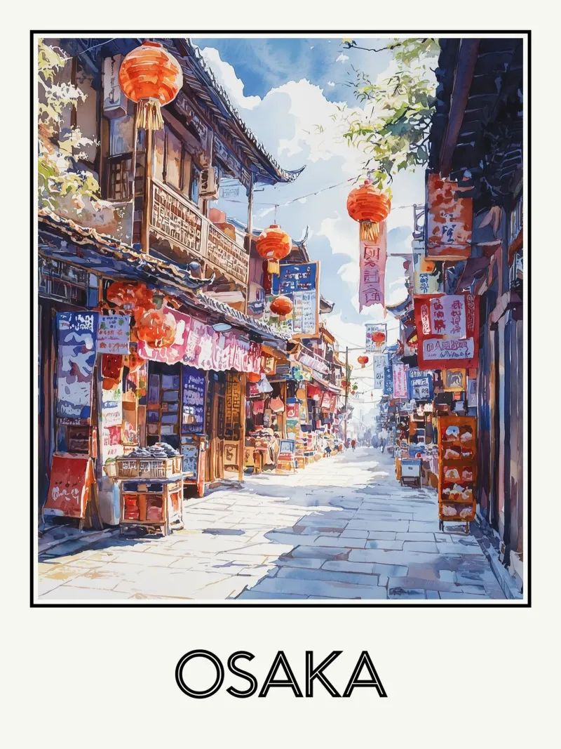 Osaka hahnemühle by Frame the World