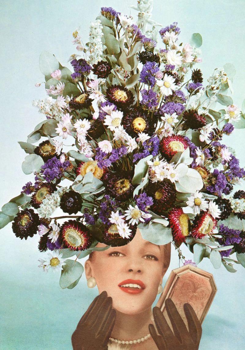 Floral Fashions III poster by Cassia Beck Collage