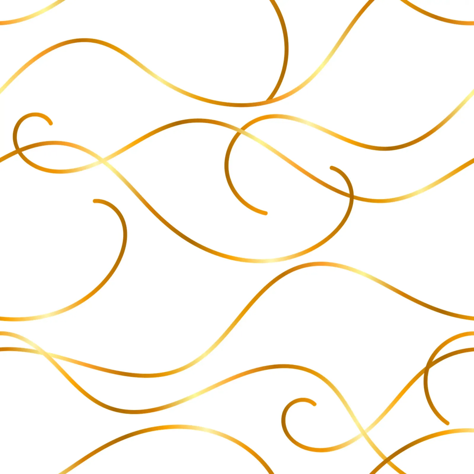 Luxe golven met gouden effect canvas met Baklijst van GraffiTimi