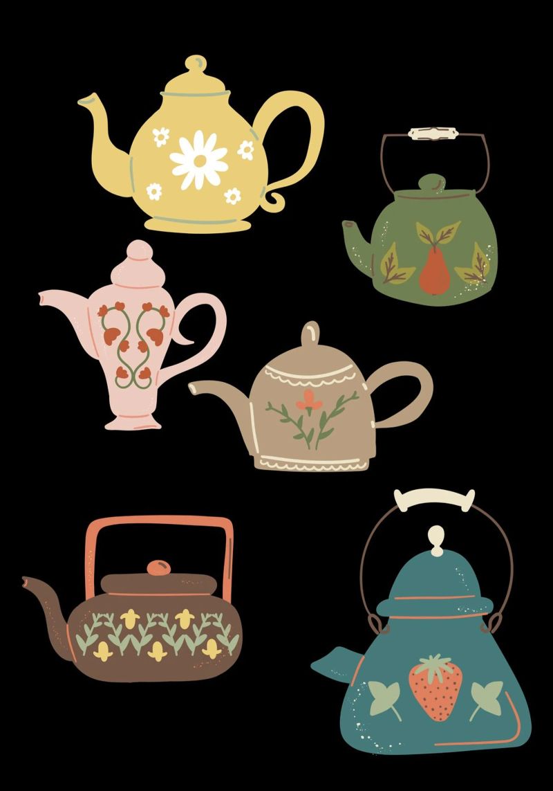Collection ofteapots pellicola backlit da LisaArtes