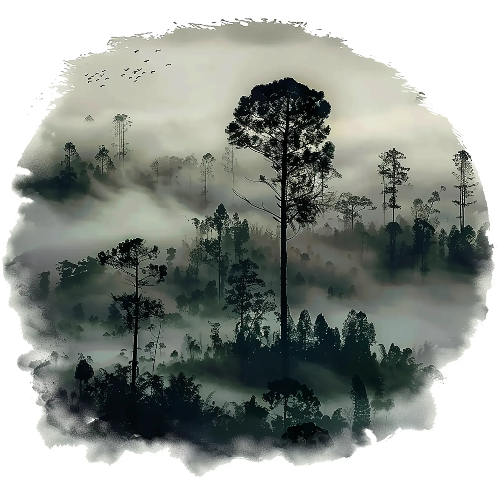 Mist emerge - sweeping hills, icon pellicola backlit da The Quiet Senju