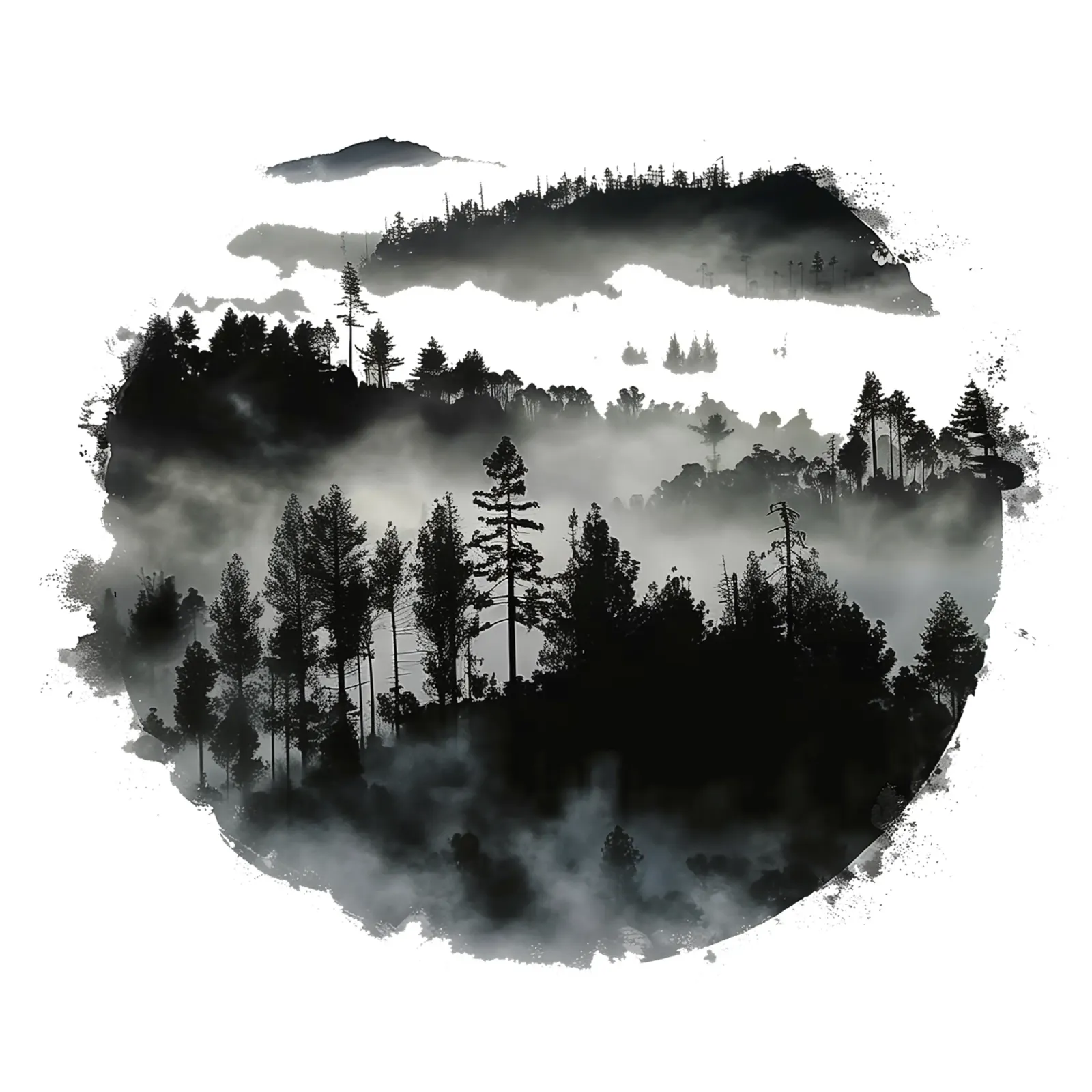 Mist emerge 2 - sliced, icon pellicola backlit da The Quiet Senju