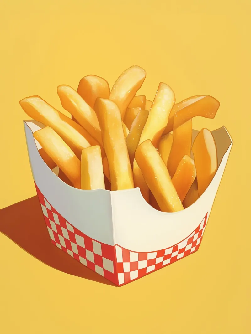 Chips Fiten Snack poster with aluminum frame by Carinaprint