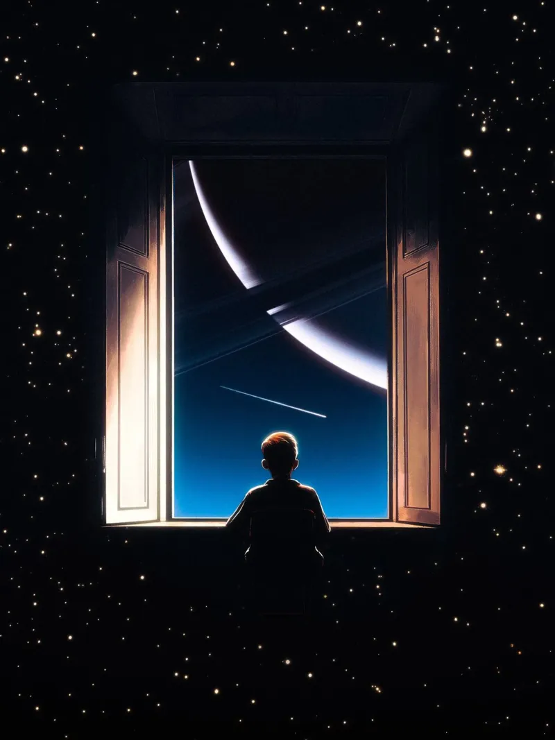 Cosmic Wonder poster with plastic frame by Taudalpoi