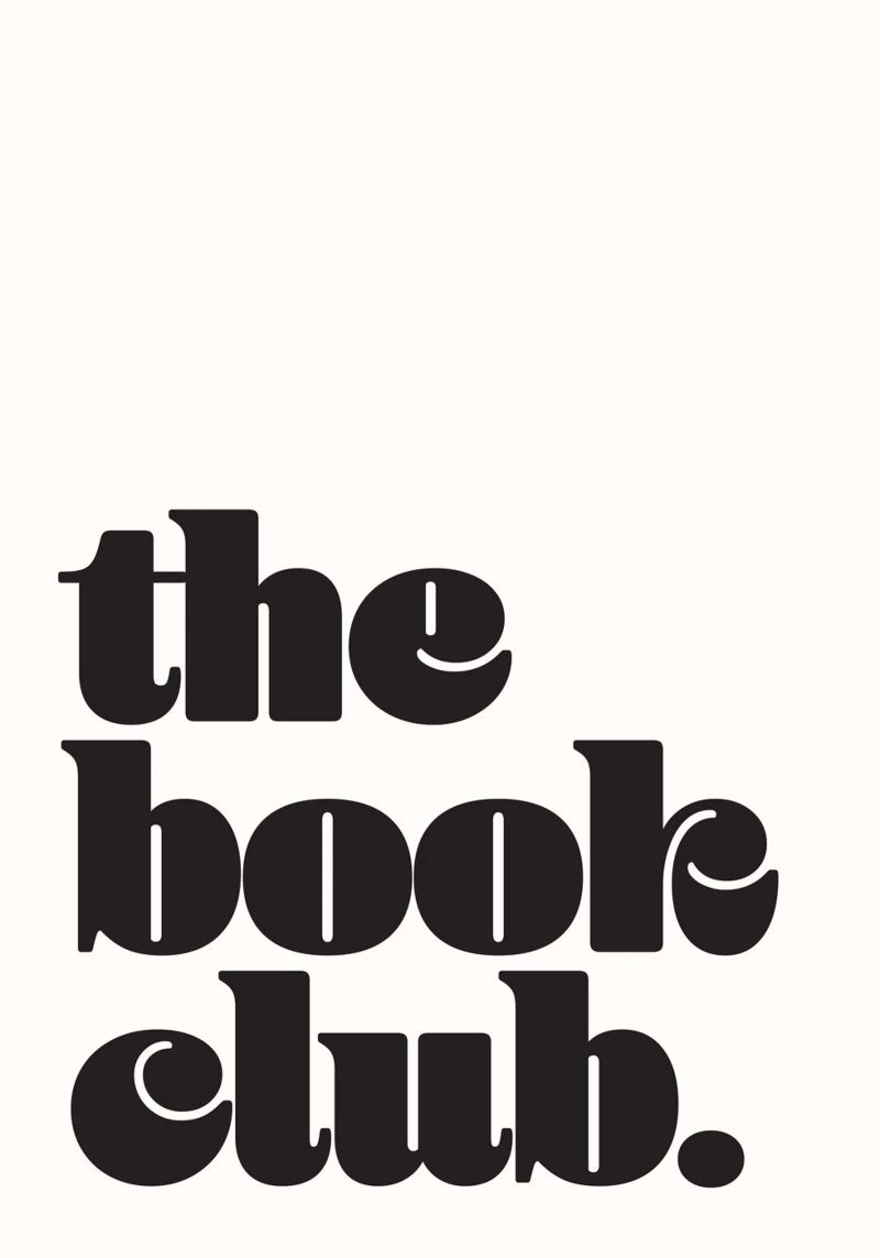 The Book Club Poster von Lolly & Roobs