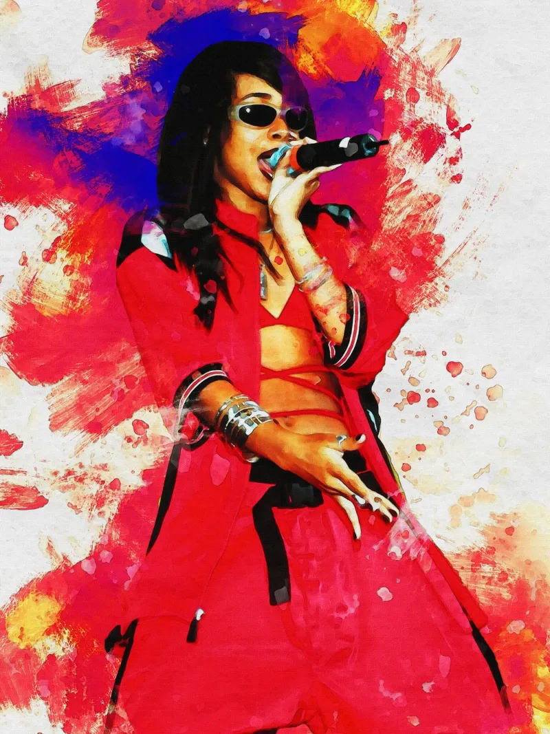 Sbaffo di Aaliyah carta hahnemühle da Gunawan Rb