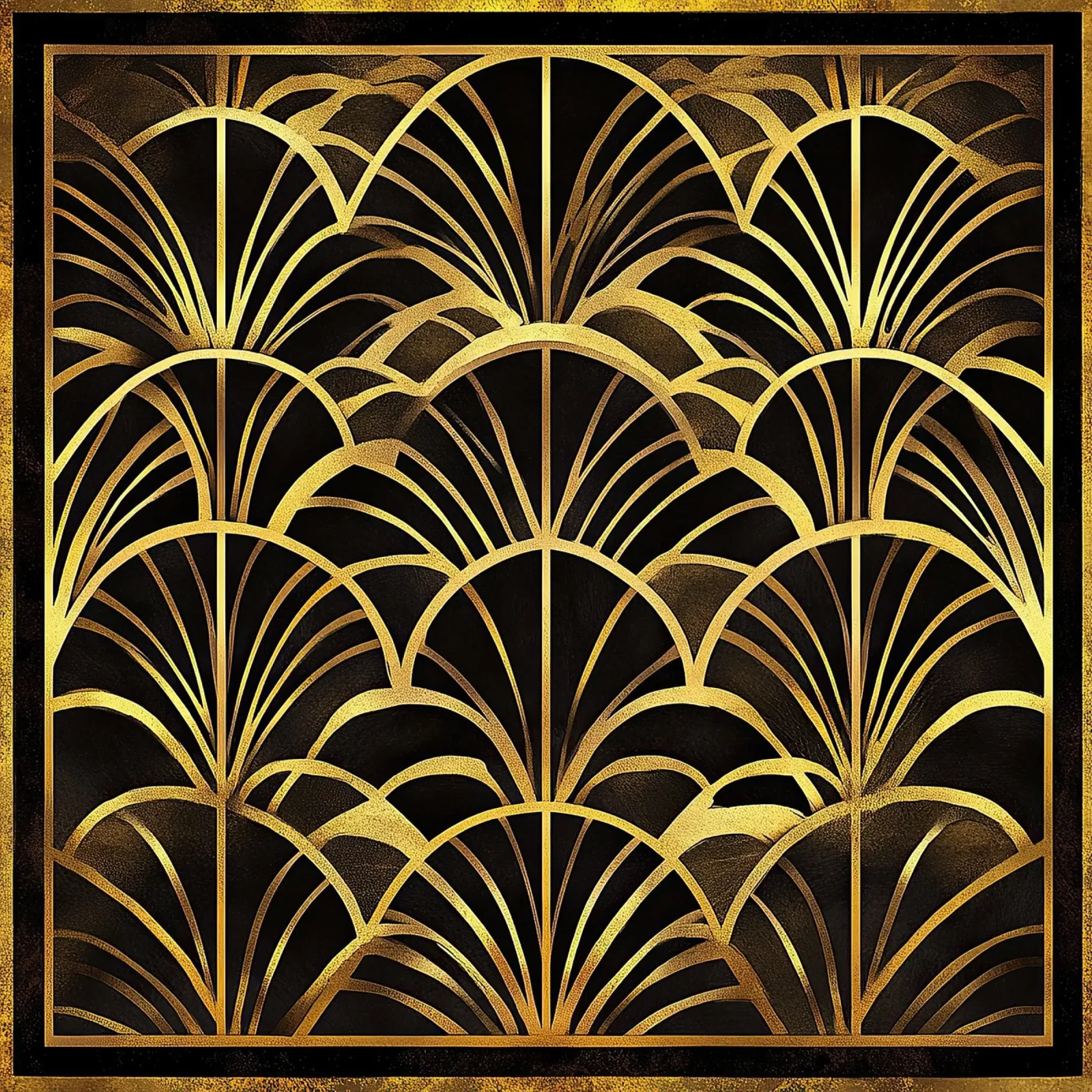 Art Deco - Stilvolle Exzentrik poster with wooden frame by Golden Era