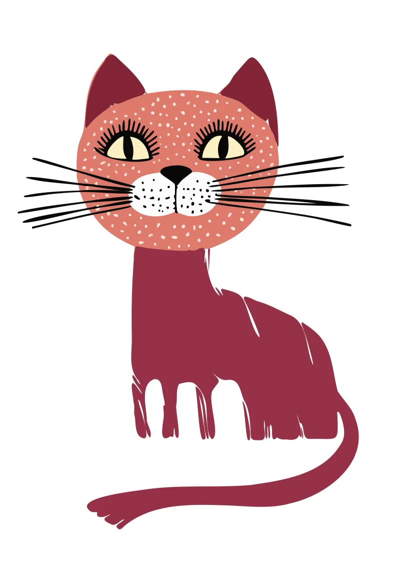 Katze Poster von DARIA IVANOVNA