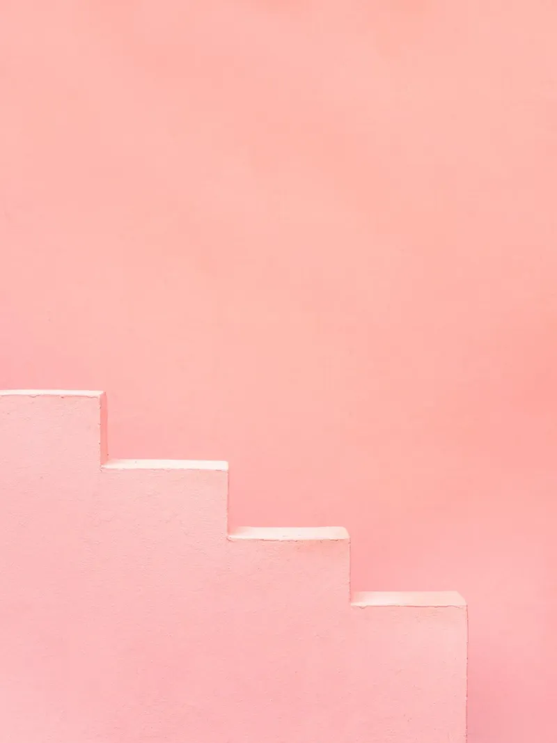 Muralla Roja: Pink Simplicity alluminio dibond da Raisa Zwart Photography