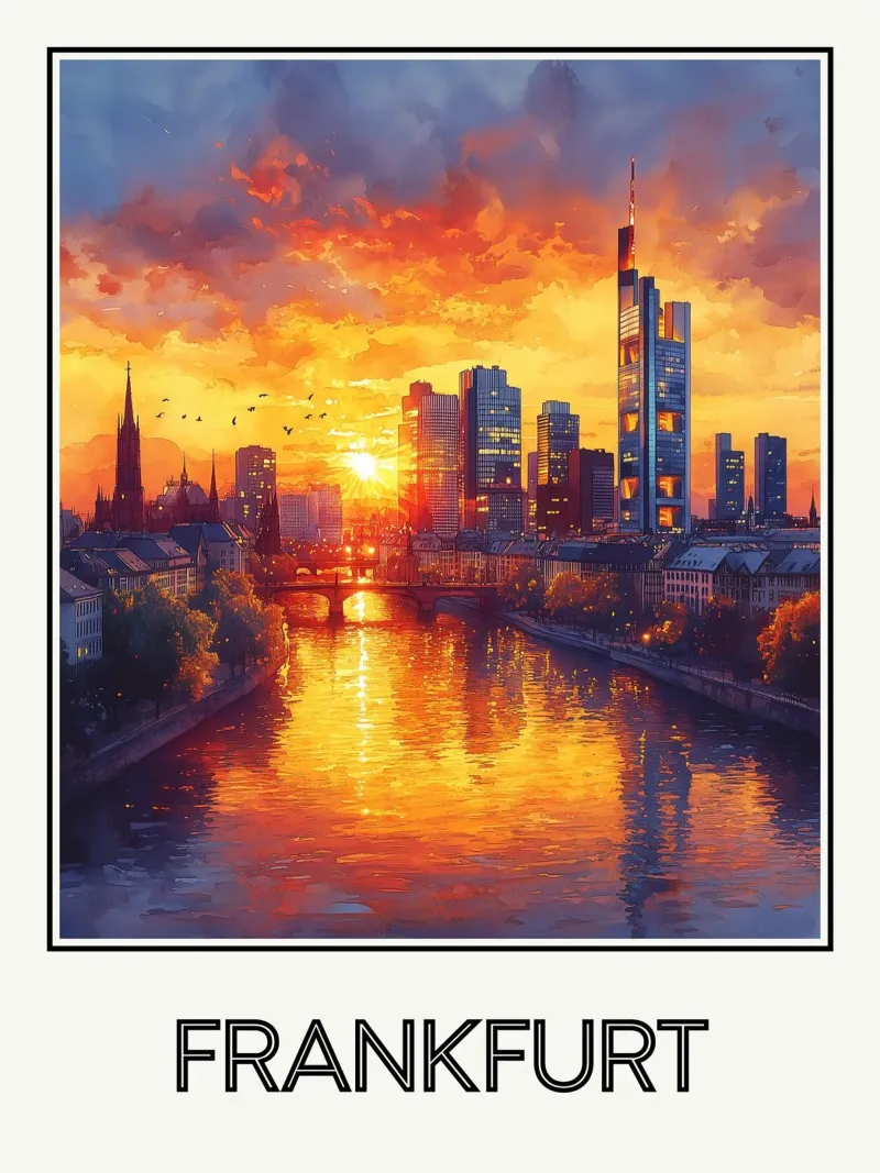 Francoforte poster da Frame the World