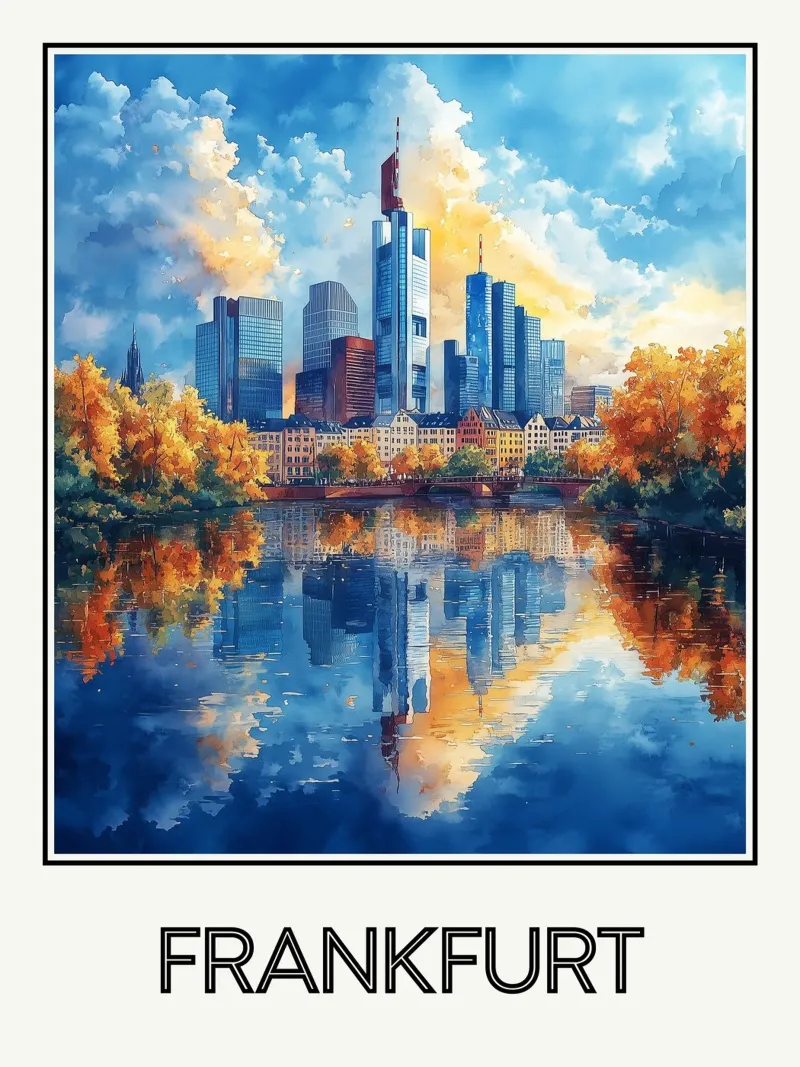 Francoforte poster da Frame the World