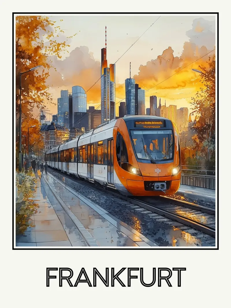 Francoforte poster da Frame the World