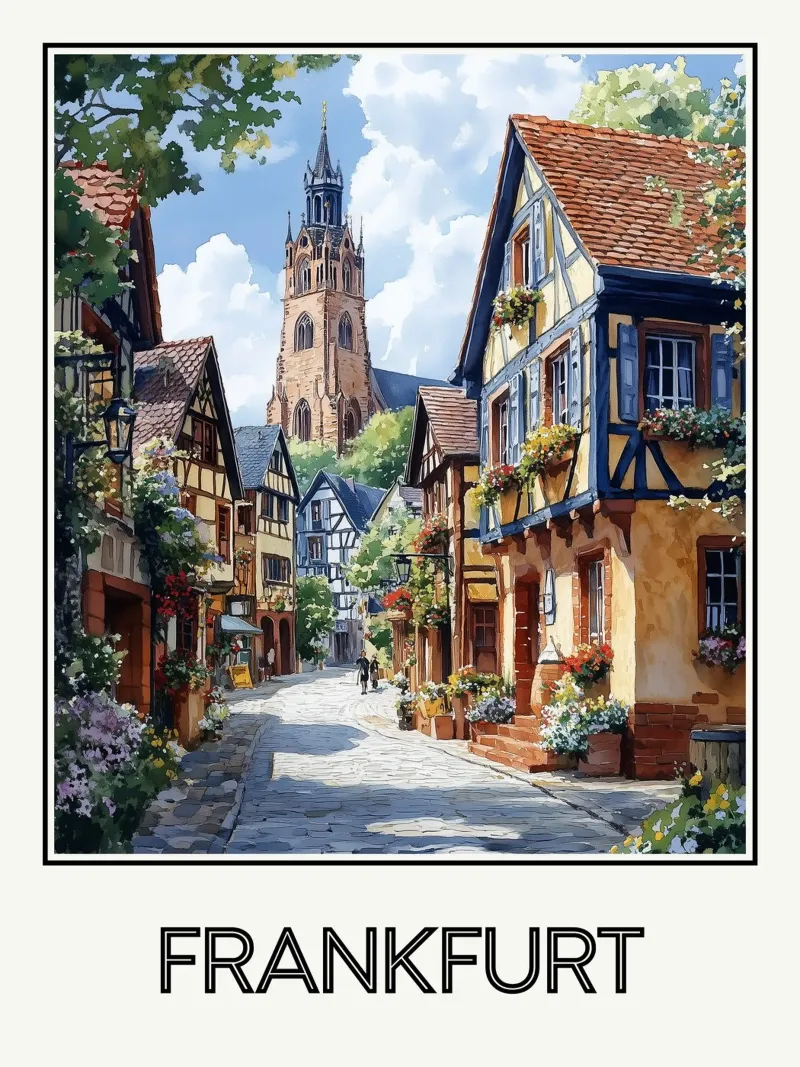 Francoforte carta hahnemühle da Frame the World