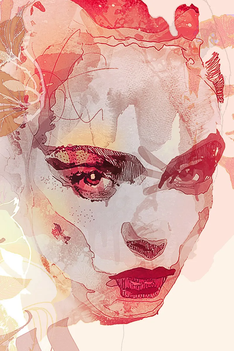 kim poster with wooden frame by Giulio Iurissevich