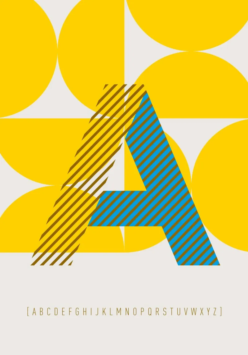 A Typeface Alphabet carta hahnemühle da lazydaypaper
