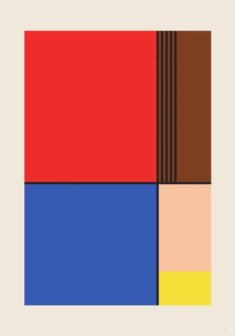 Affiche minimaliste de Mario Bros poster with wooden frame by OkleoStudio