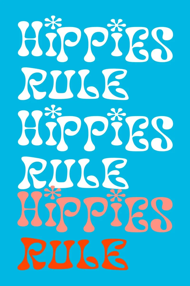 Hippies Rule carta hahnemühle da Casa Cartissi